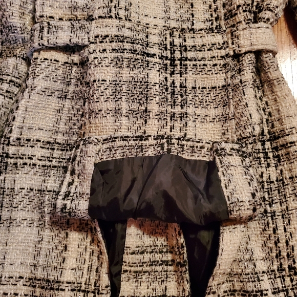 Shimmer Plaid Coat - Picture 2 of 9